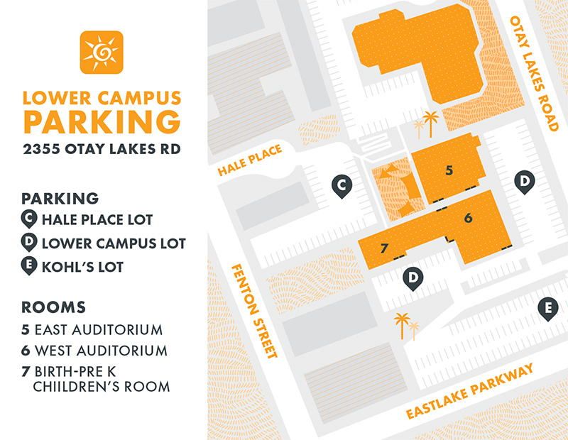 Parking Map Lower Campus EastLake Church